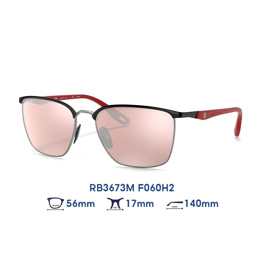 Kính mát RAYBAN Scuderia Ferrari RB3673M F060H2 