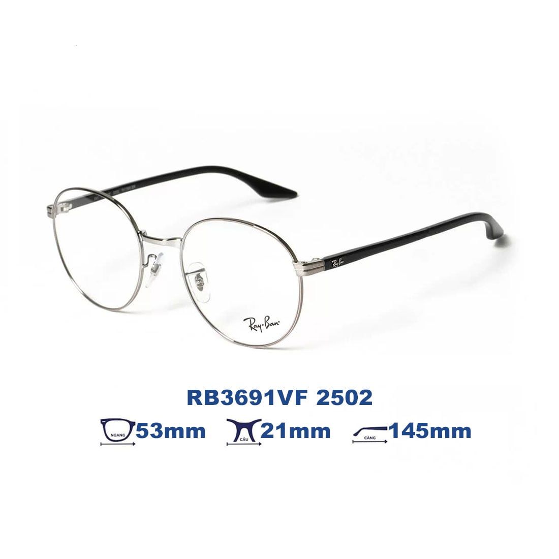  Gọng kính RAYBAN RB3691VF 2502 
