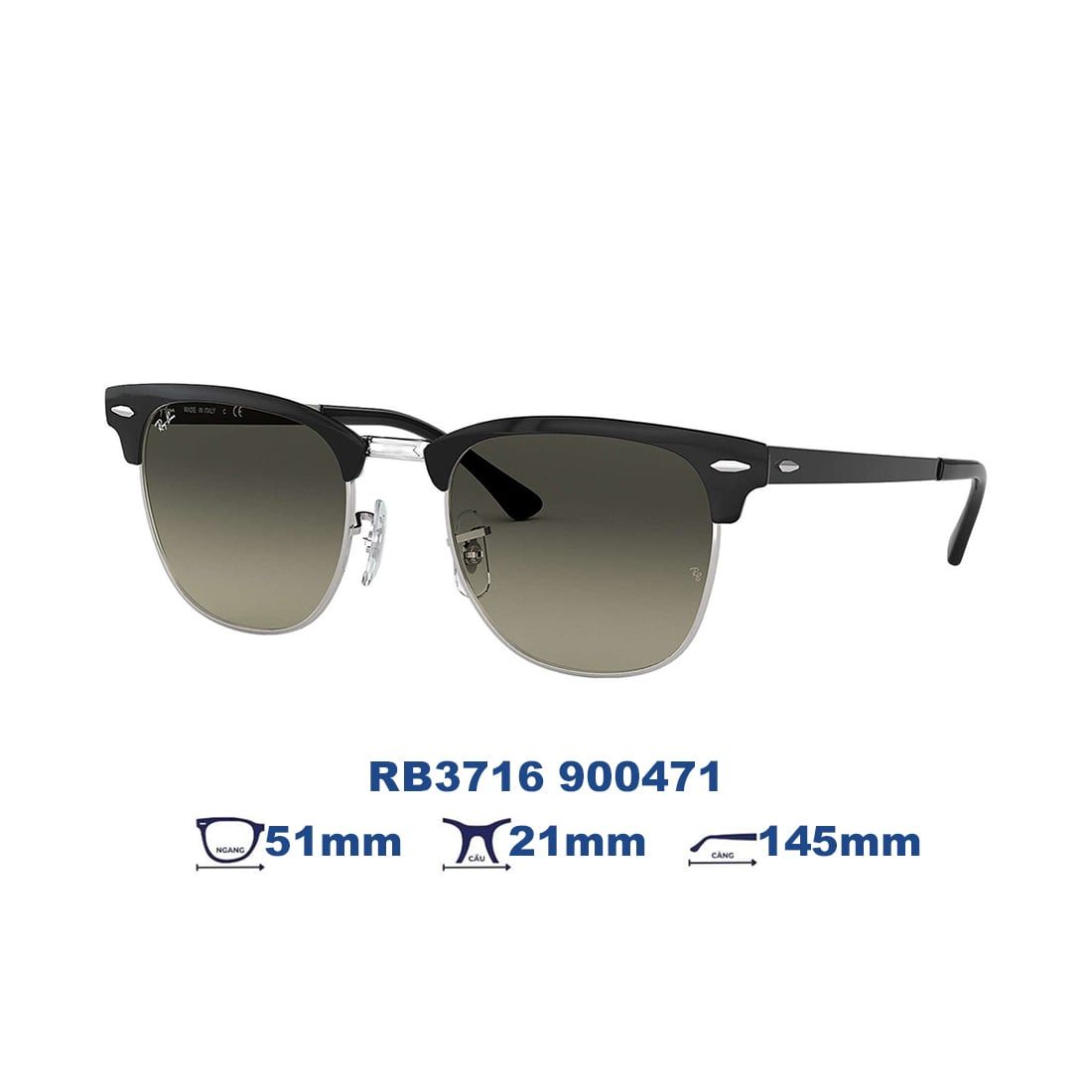  Kính mát RAYBAN RB3716 900471 