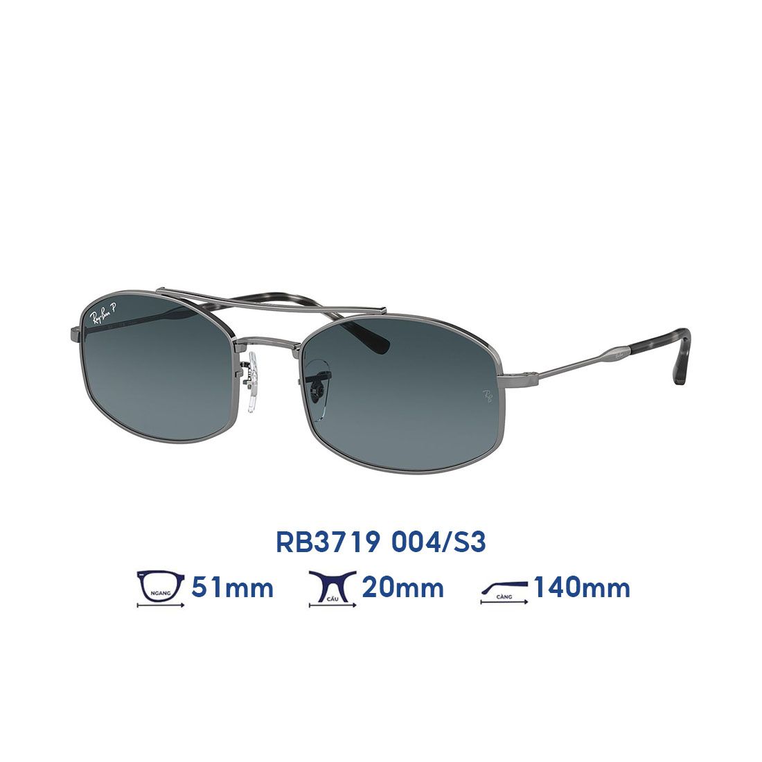 Kính mát RAYBAN RB3719 004/S3
