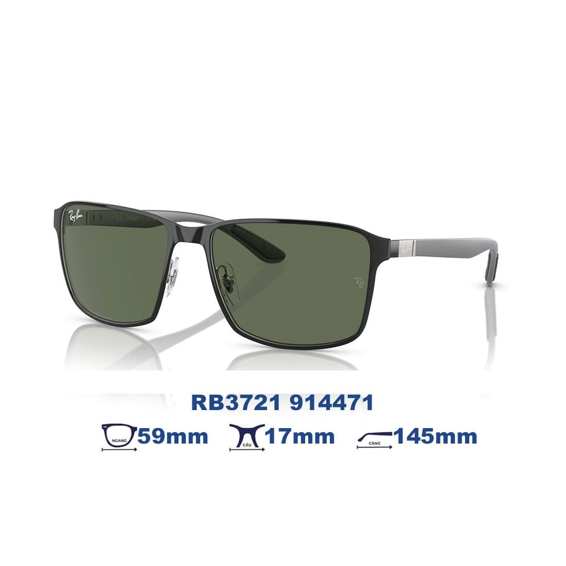  Kính mát RAYBAN RB3721 914471 