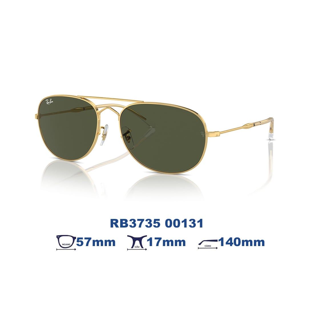  Kính mát RAYBAN RB3735 00131 