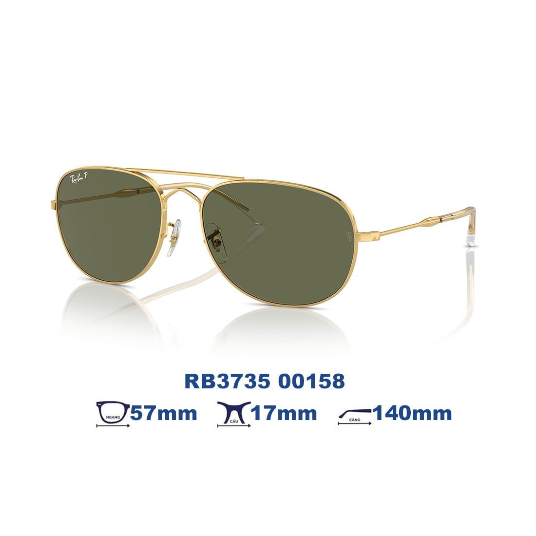 Kính mát RAYBAN RB3735 00158 