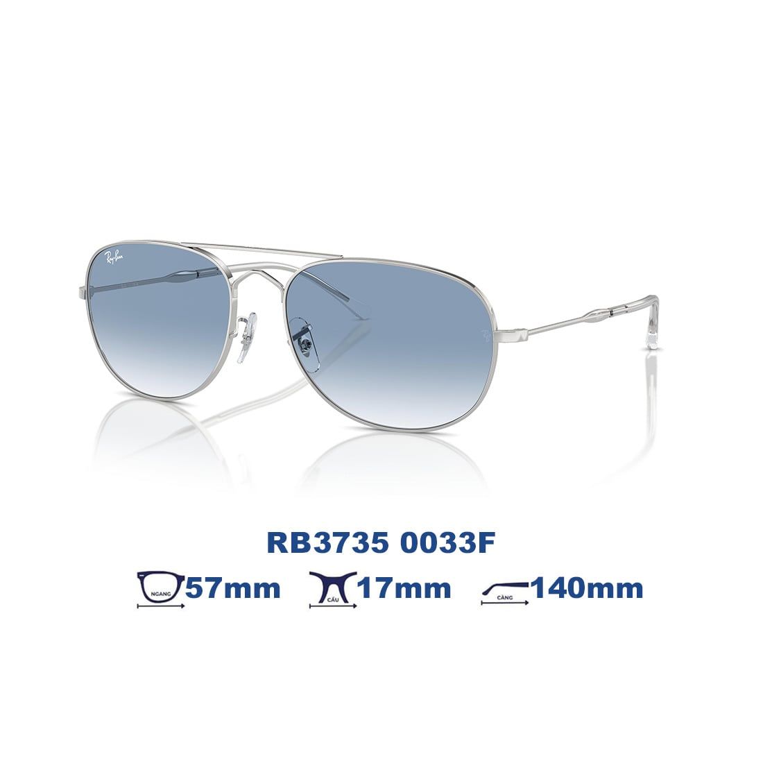  Kính mát RAYBAN RB3735 0033F 