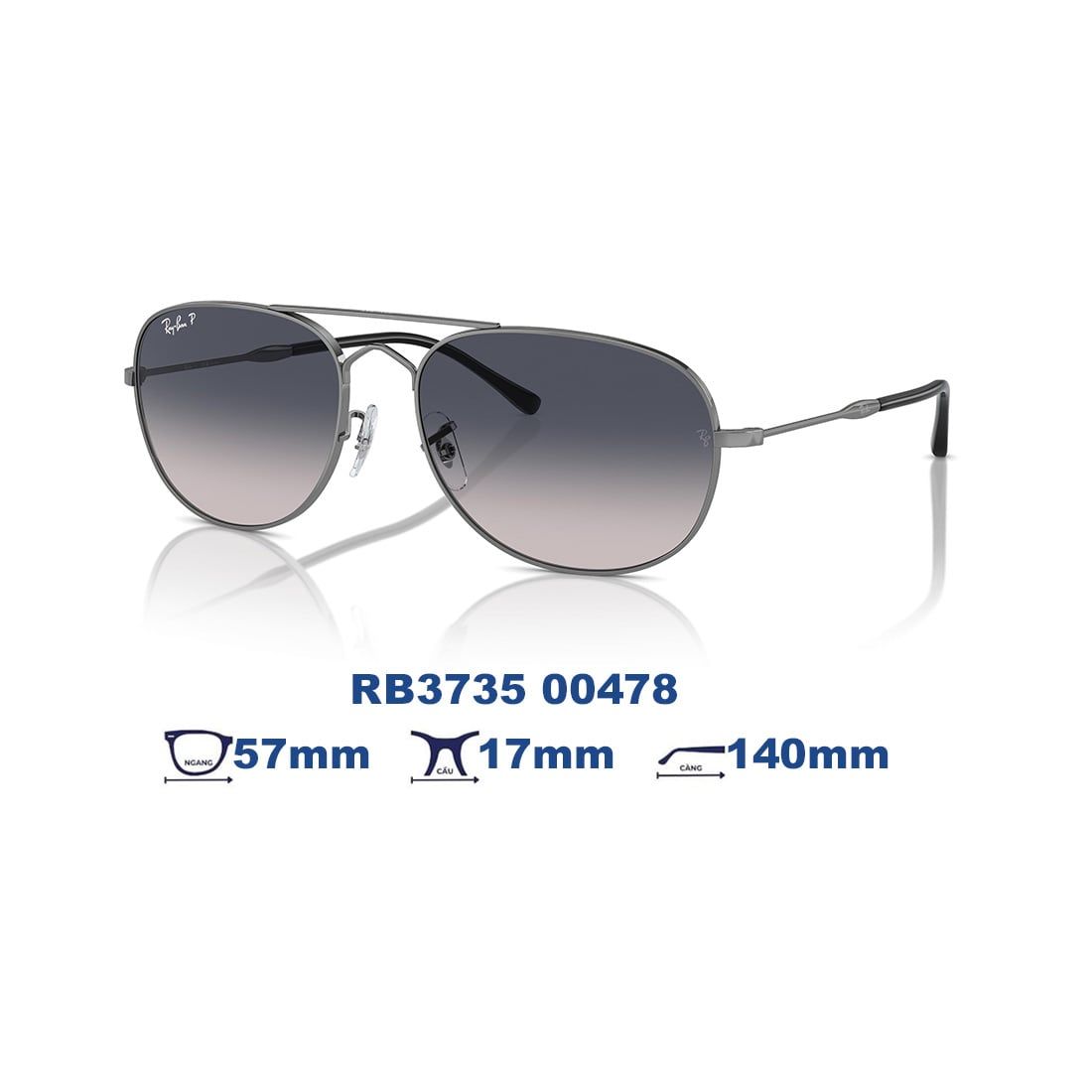  Kính mát RAYBAN RB3735 00478 