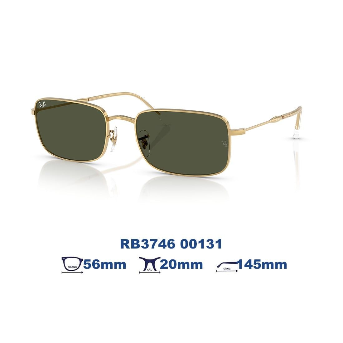 Kính mát RAYBAN RB3746 00131