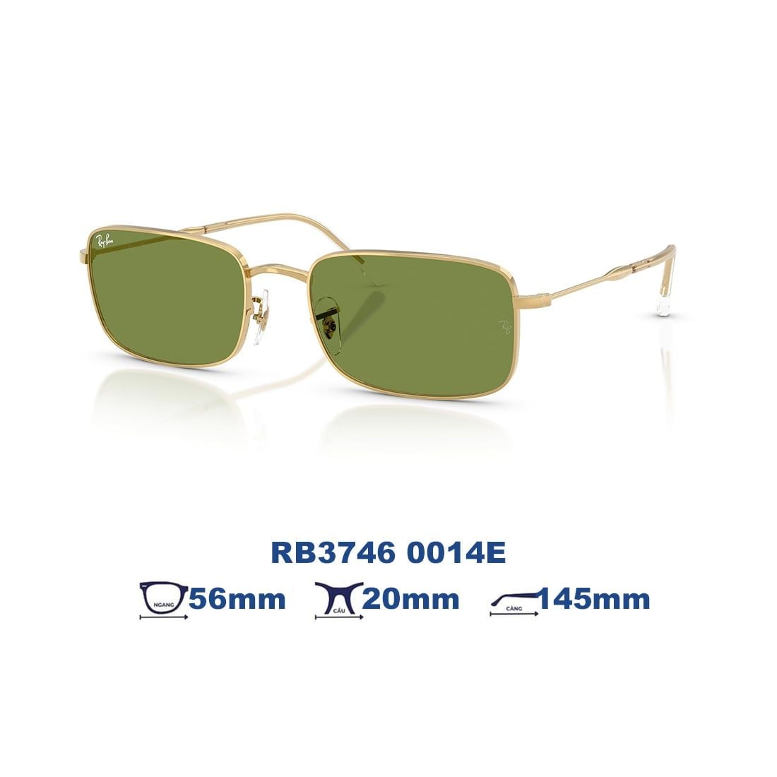 Kính mát RAYBAN RB3746 0014E