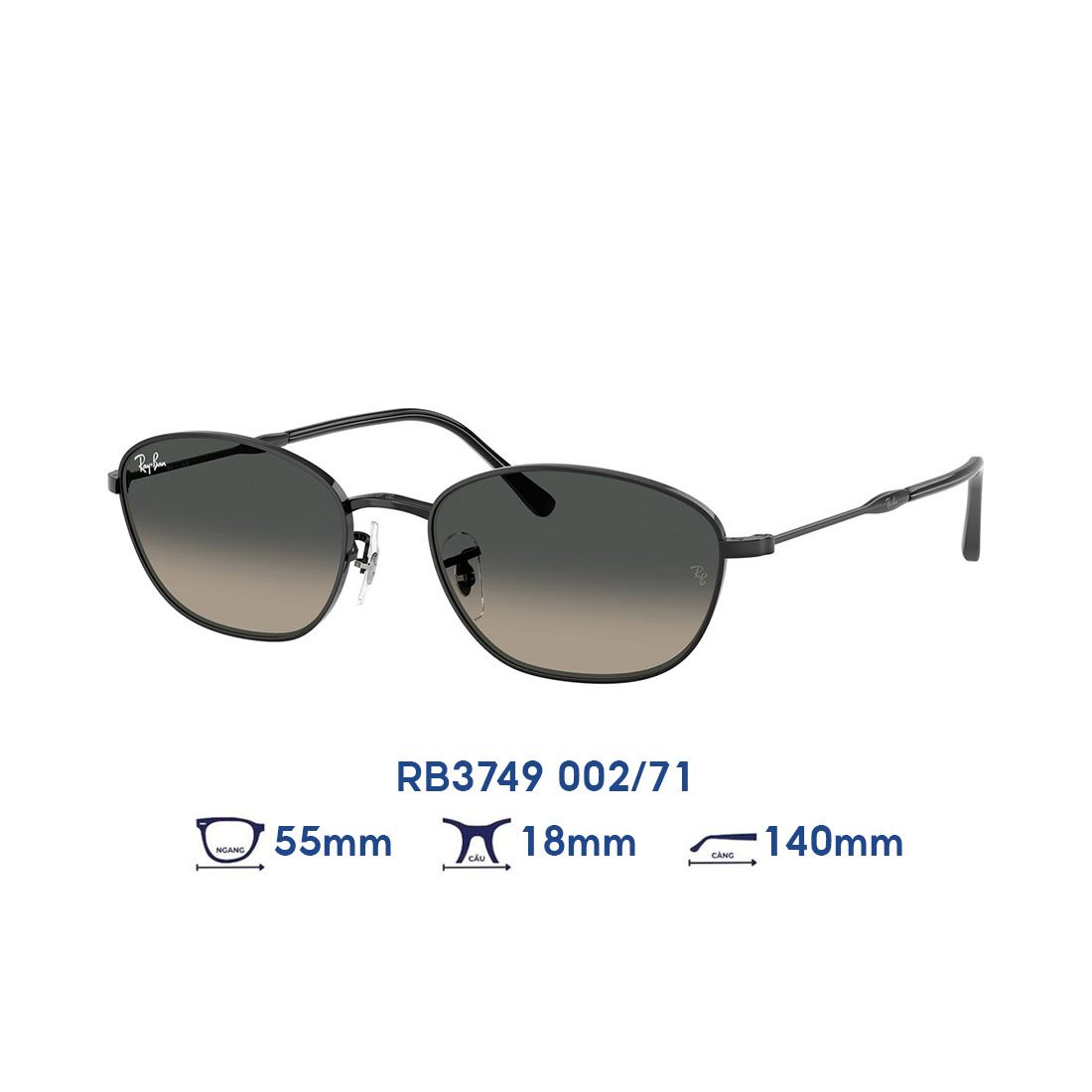  Kính mát RAYBAN RB3749 002/71 