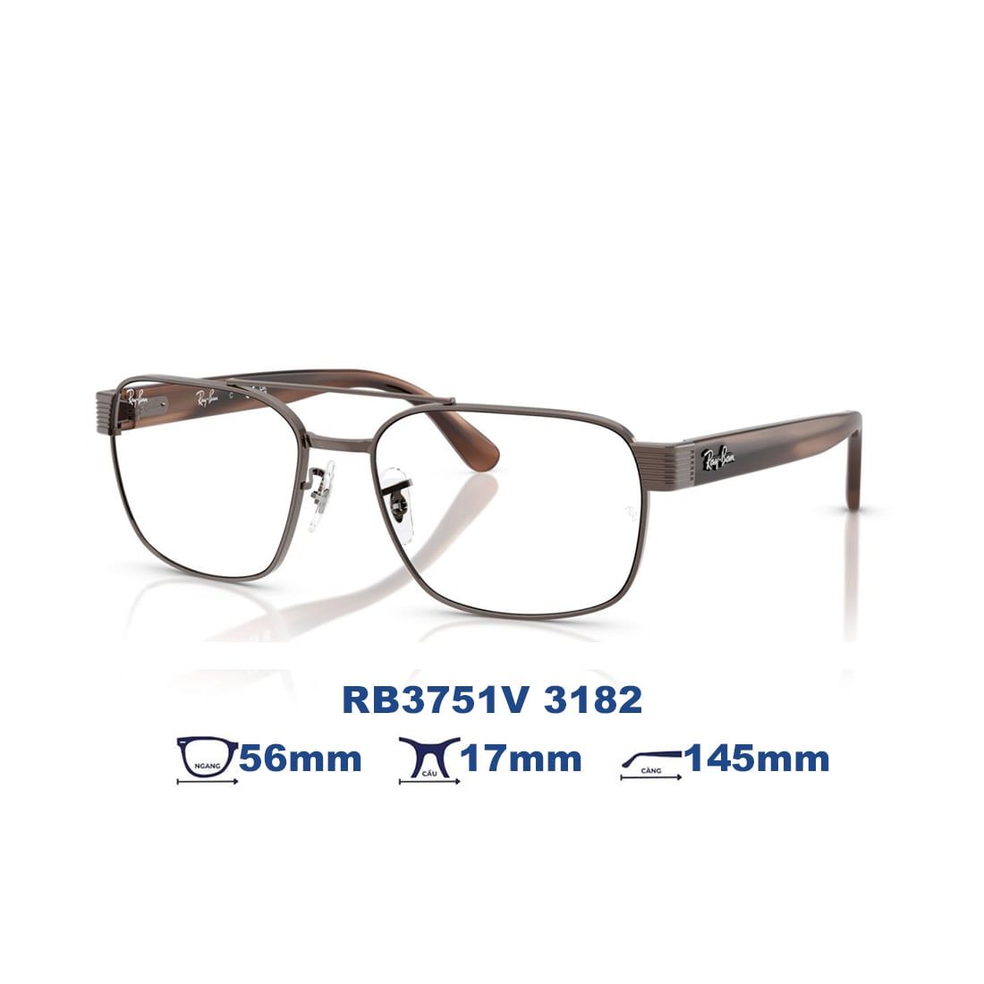  Gọng kính RAYBAN RB3751V 3182 