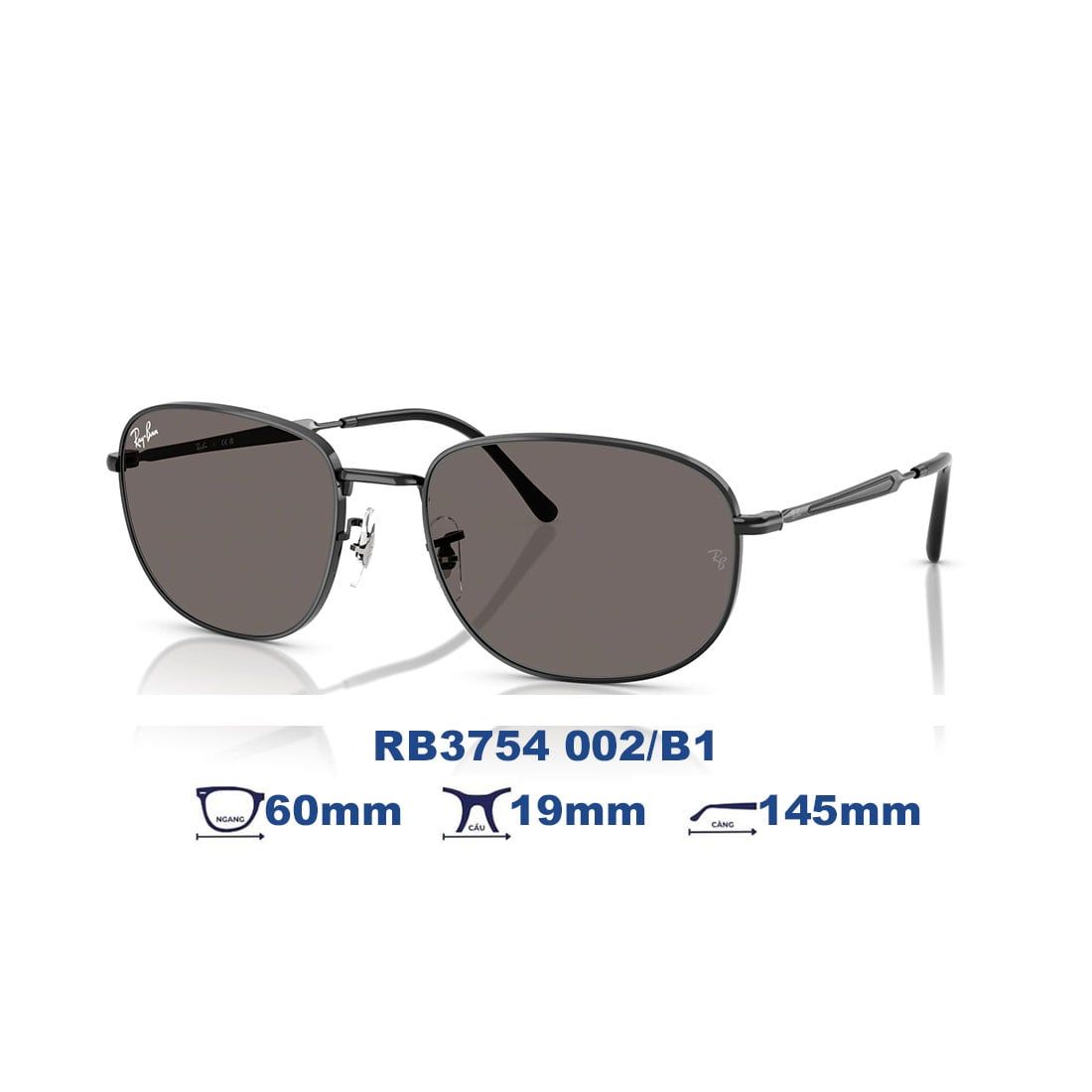  Kính mát RAYBAN RB3754 002/B1 