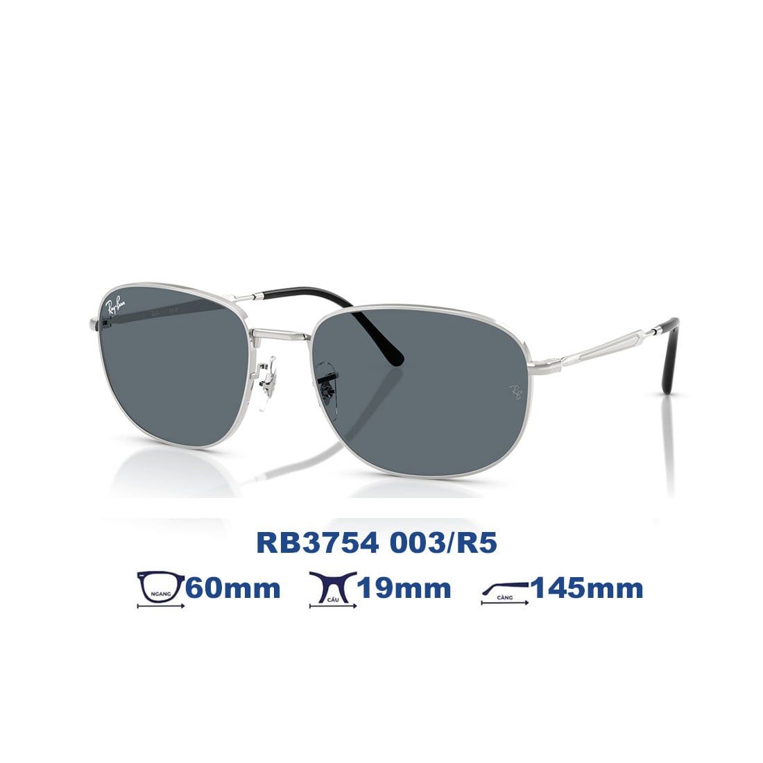  Kính mát RAYBAN RB3754 003/R5 