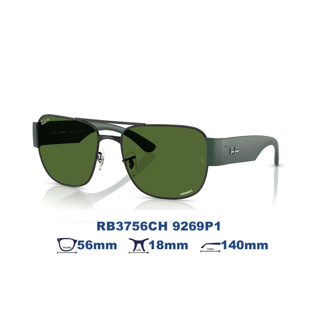  Kính mát RAYBAN RB3756CH 9269P1 