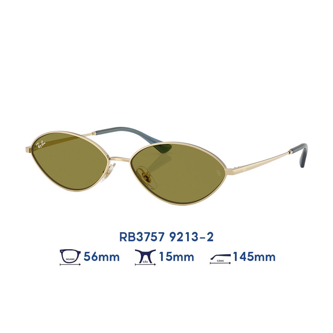  Kính mát RAYBAN RB3757 9213/2 