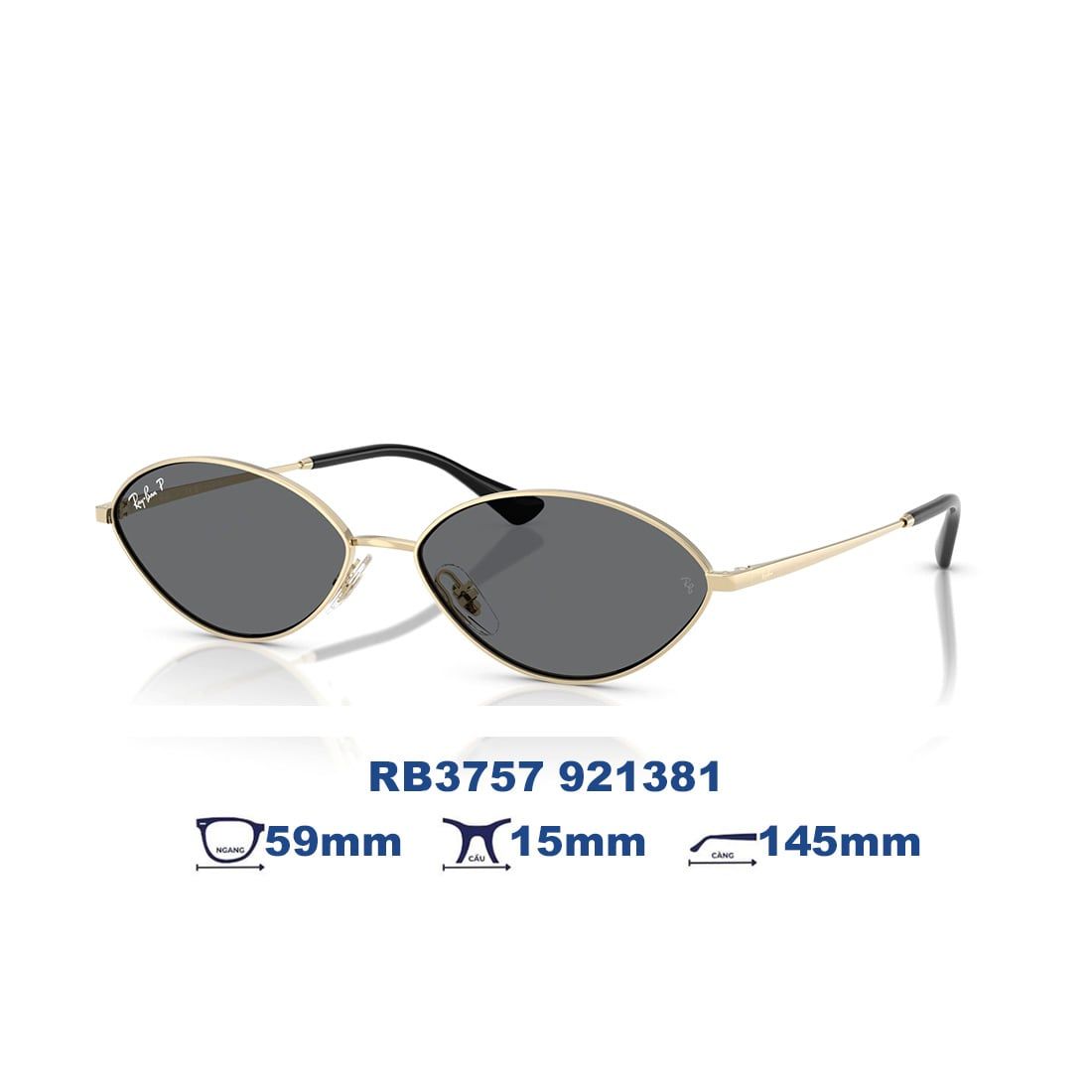 Kính mát RAYBAN RB3757 921381