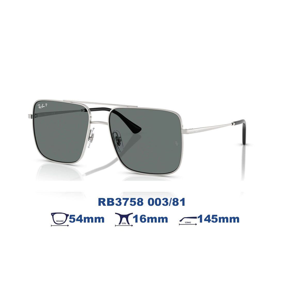  Kính mát RAYBAN RB3758 003/81 