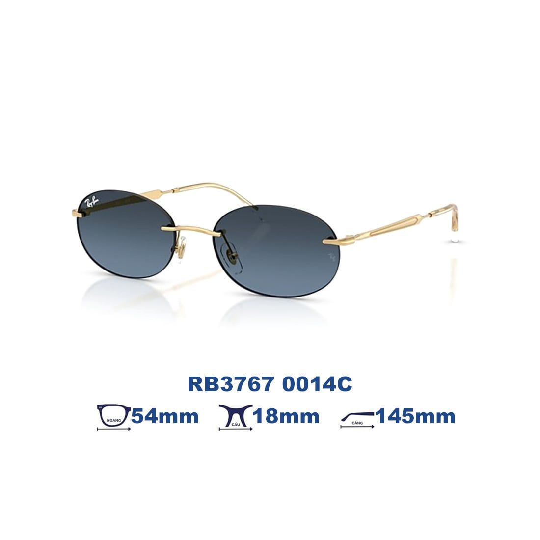  Kính mát RAYBAN RB3767 0014C 