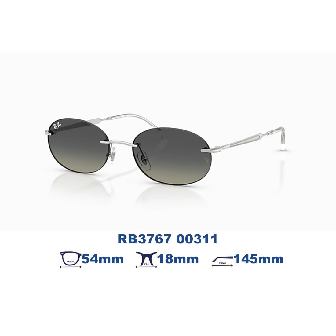  Kính mát RAYBAN RB3767 00311 
