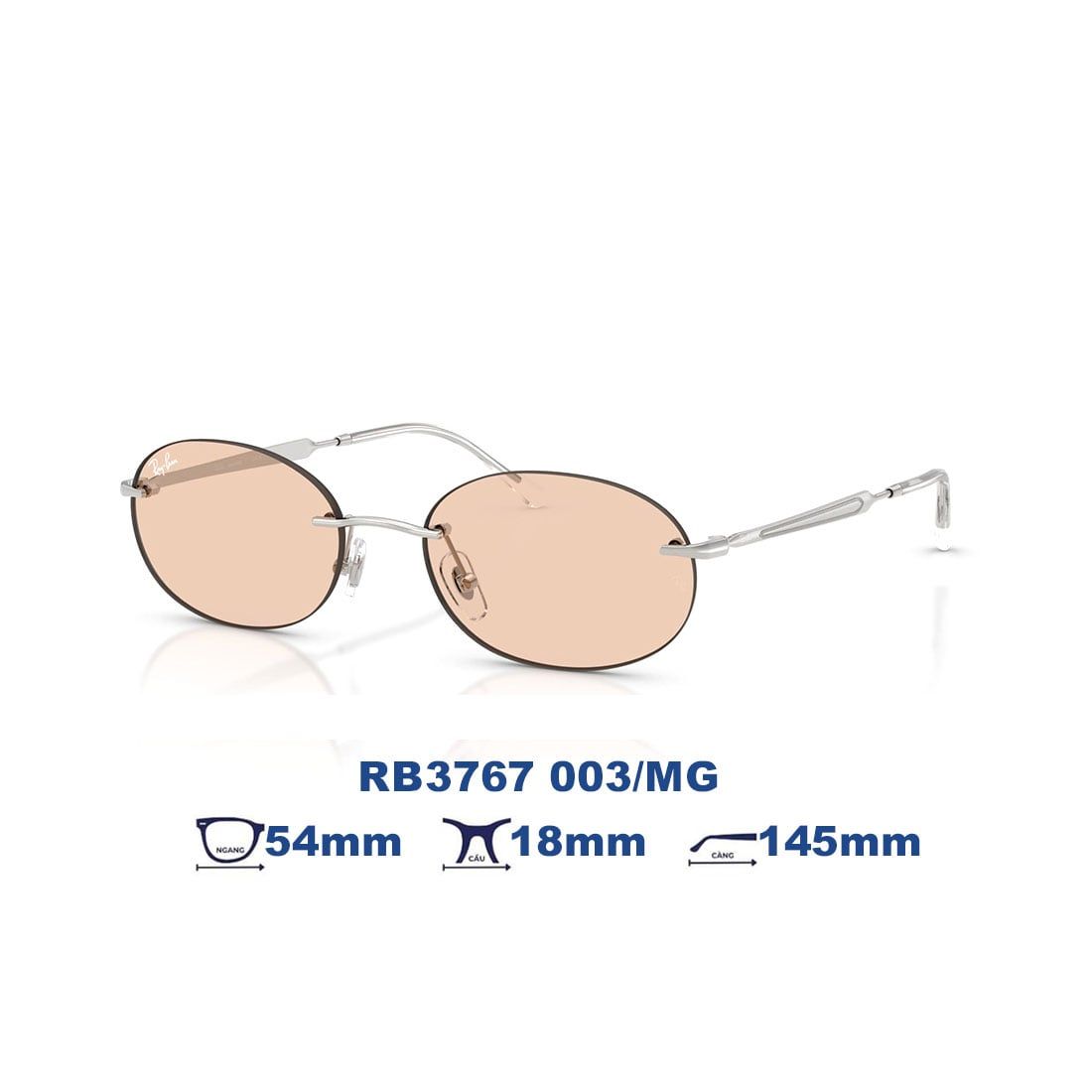 Kính mát RAYBAN RB3767 003/MG 