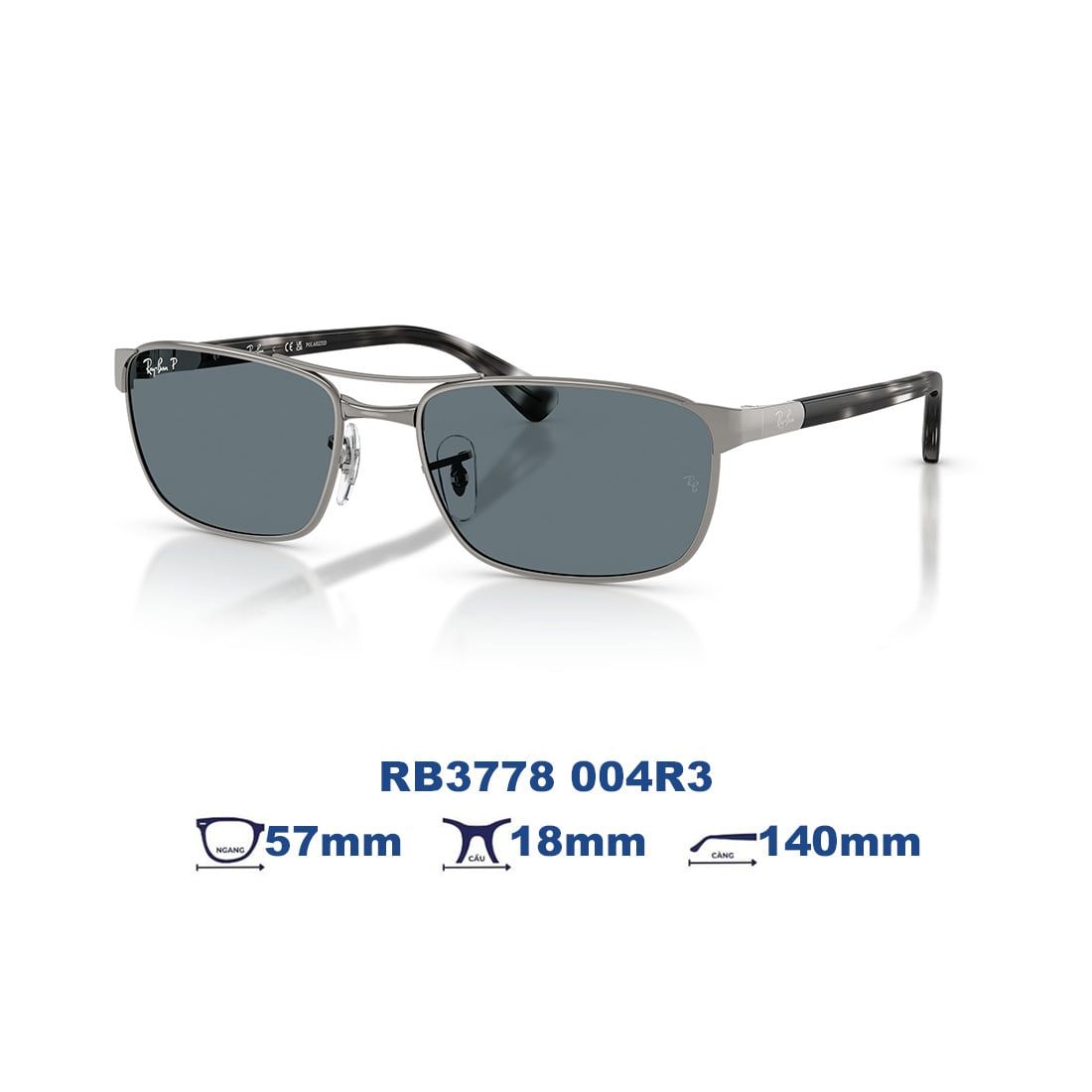  Kính mát RAYBAN RB3778 004R3 