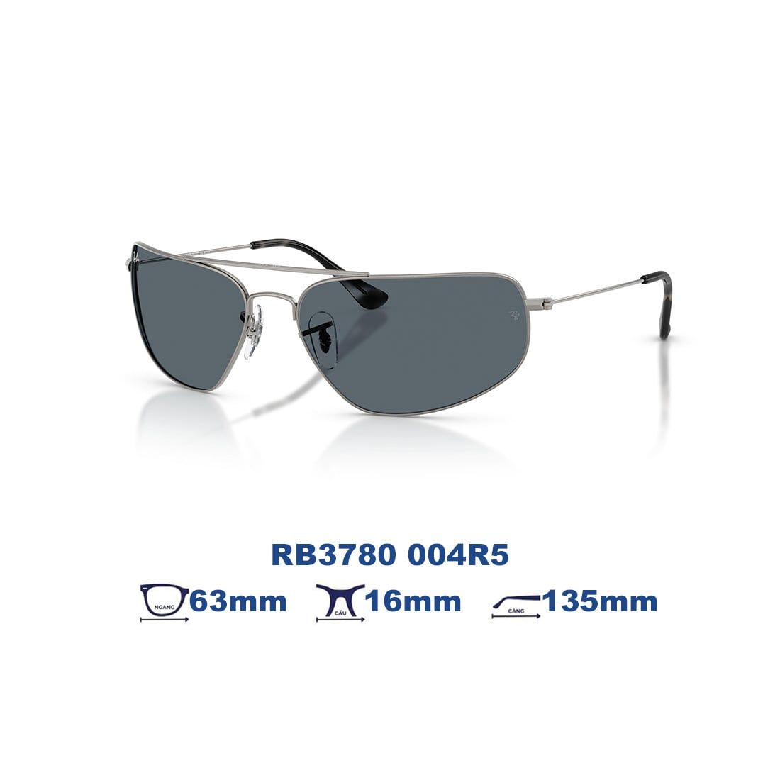  Kính mát RAYBAN RB3780 004R5 