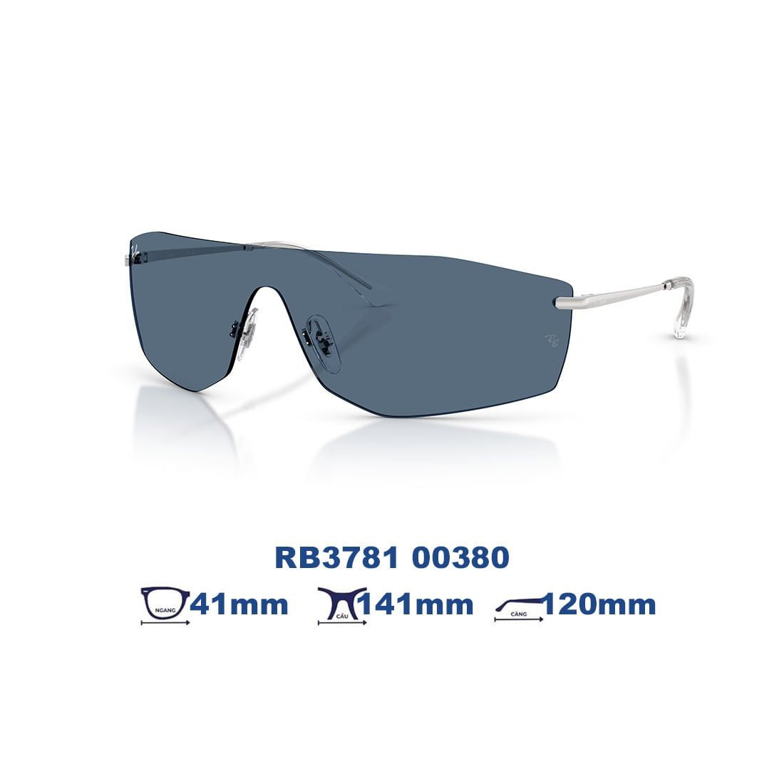 Kính mát RAYBAN RB3781 00380