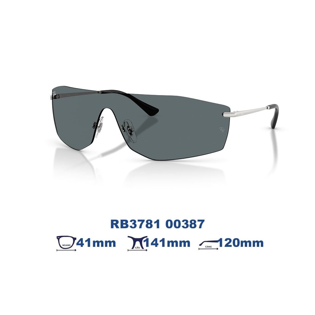 Kính mát RAYBAN RB3781 00387