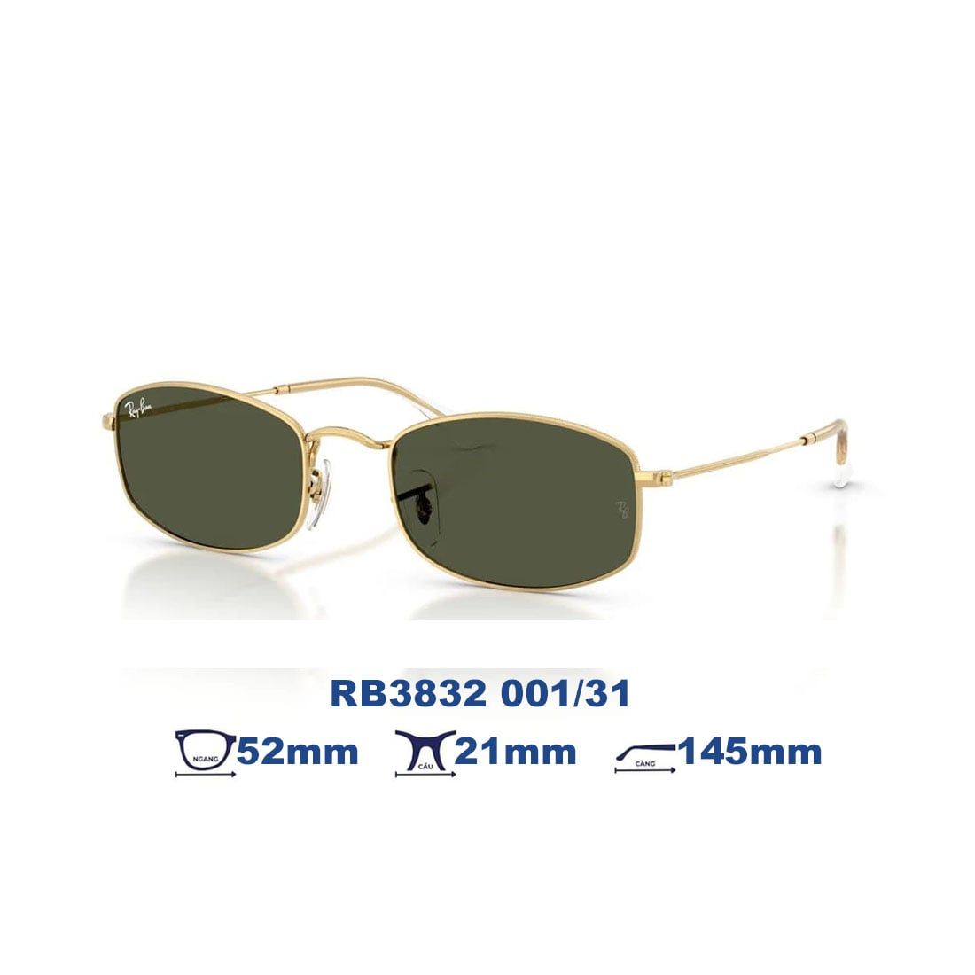  Kính mát RAYBAN RB3832 001/31 