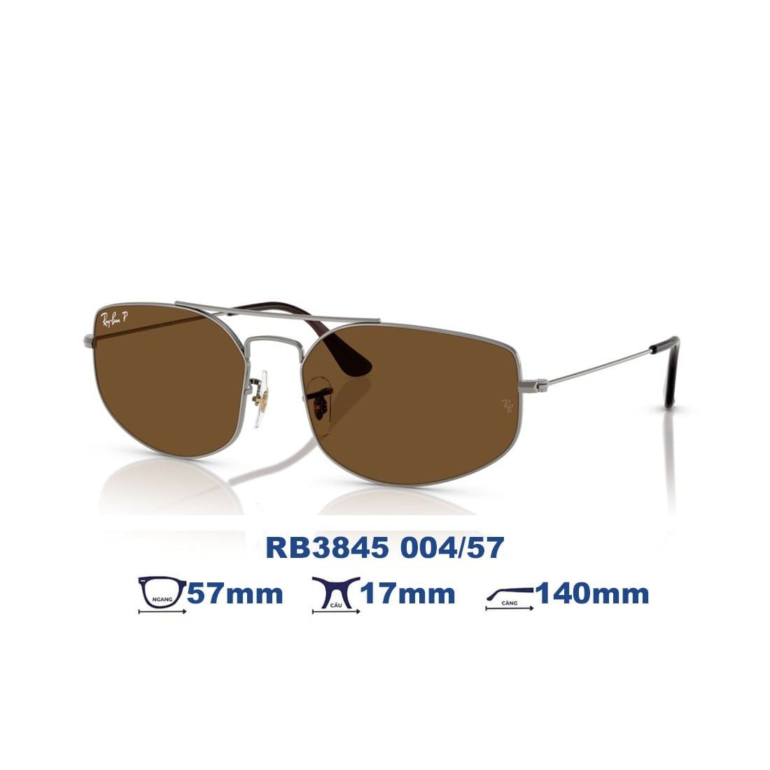  Kính mát RAYBAN RB3845 004/57 