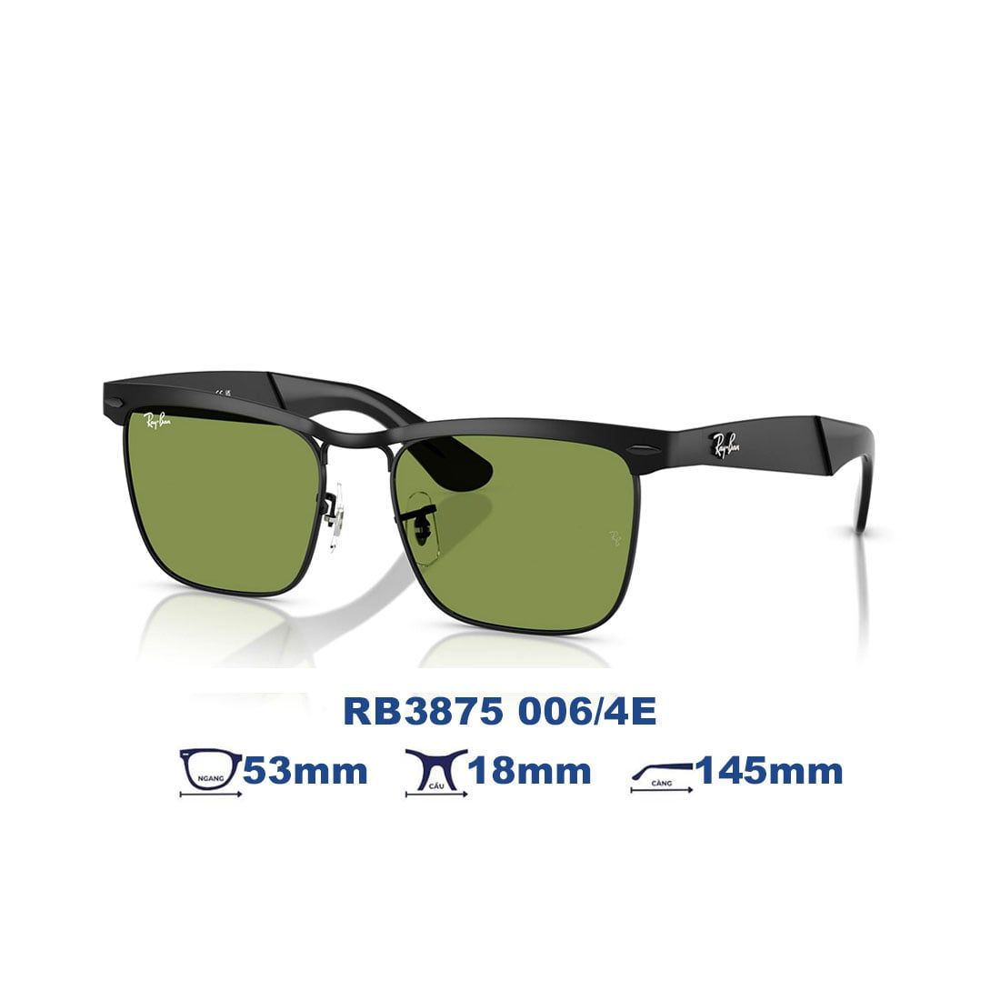  Kính mát RAYBAN RB3875 006/4E 