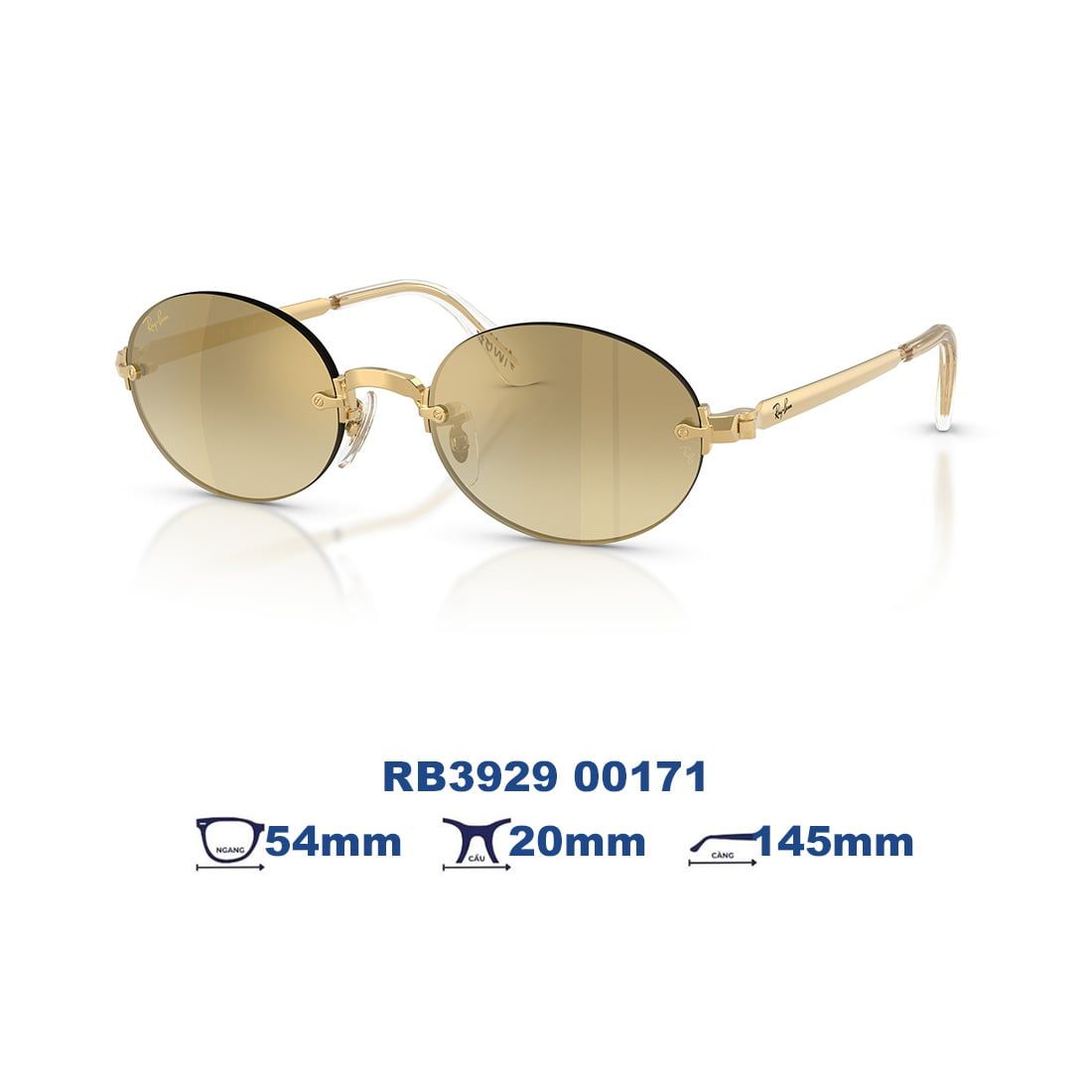 Kính mát RAYBAN RB3929 00171