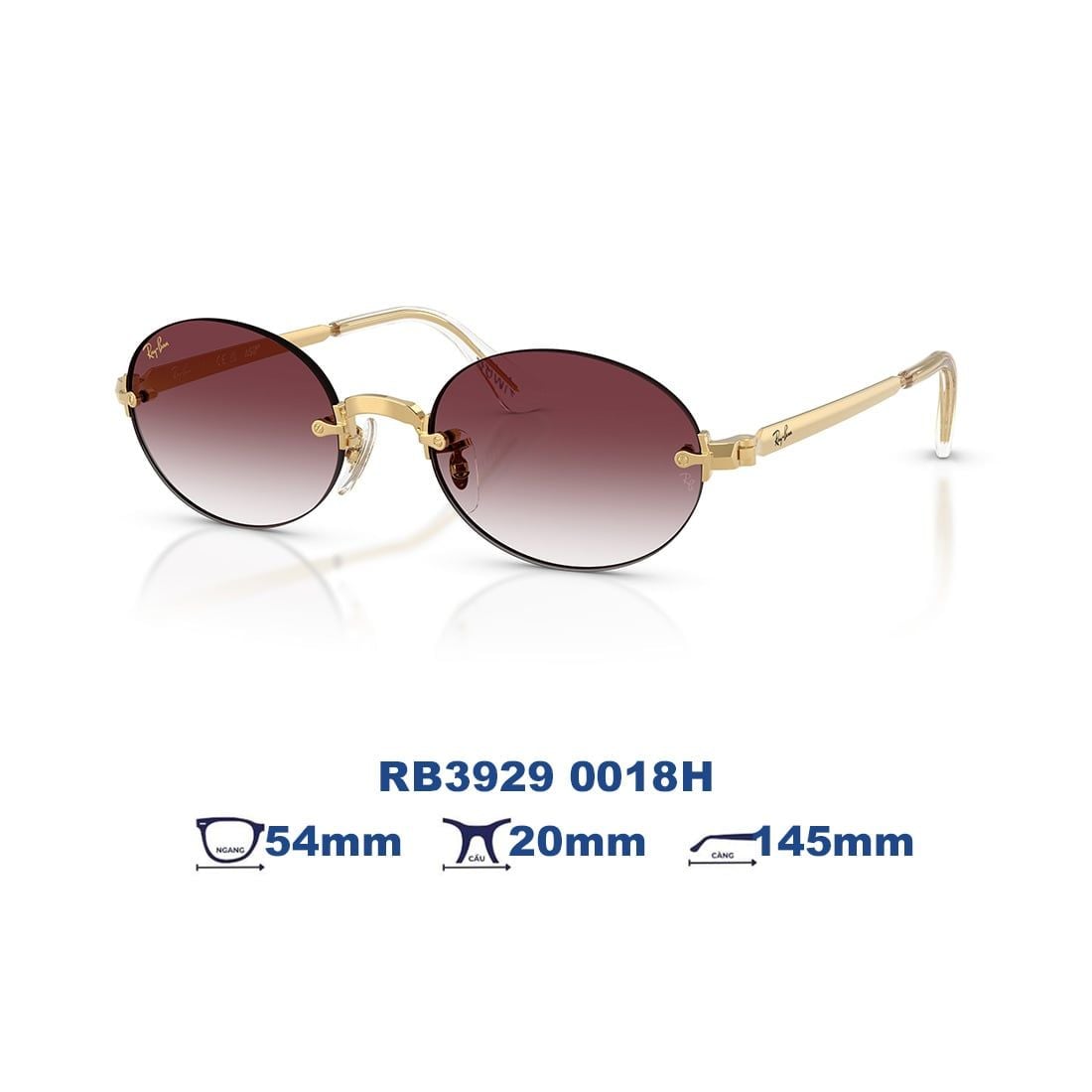Kính mát RAYBAN RB3929 0018H