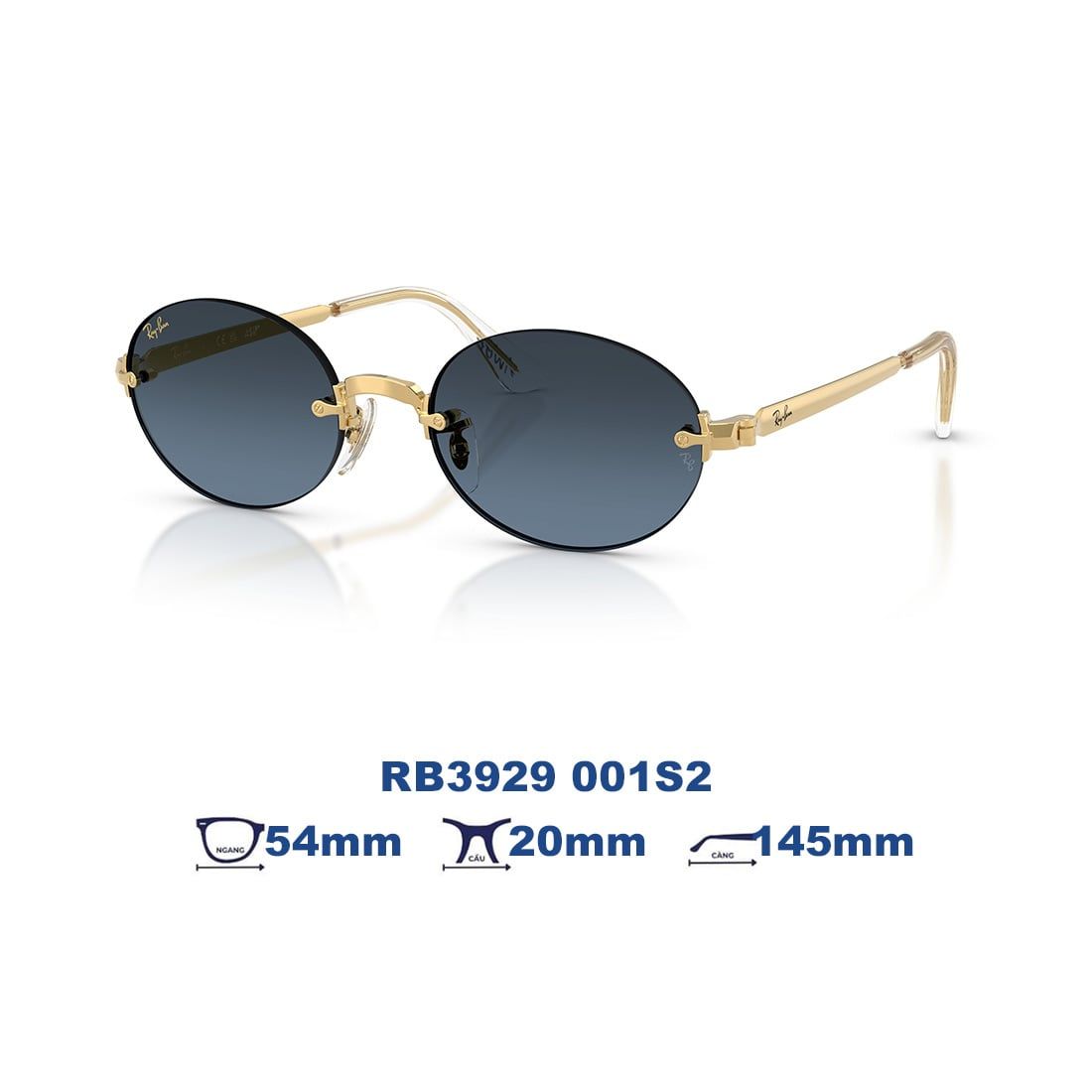 Kính mát RAYBAN RB3929 001S2