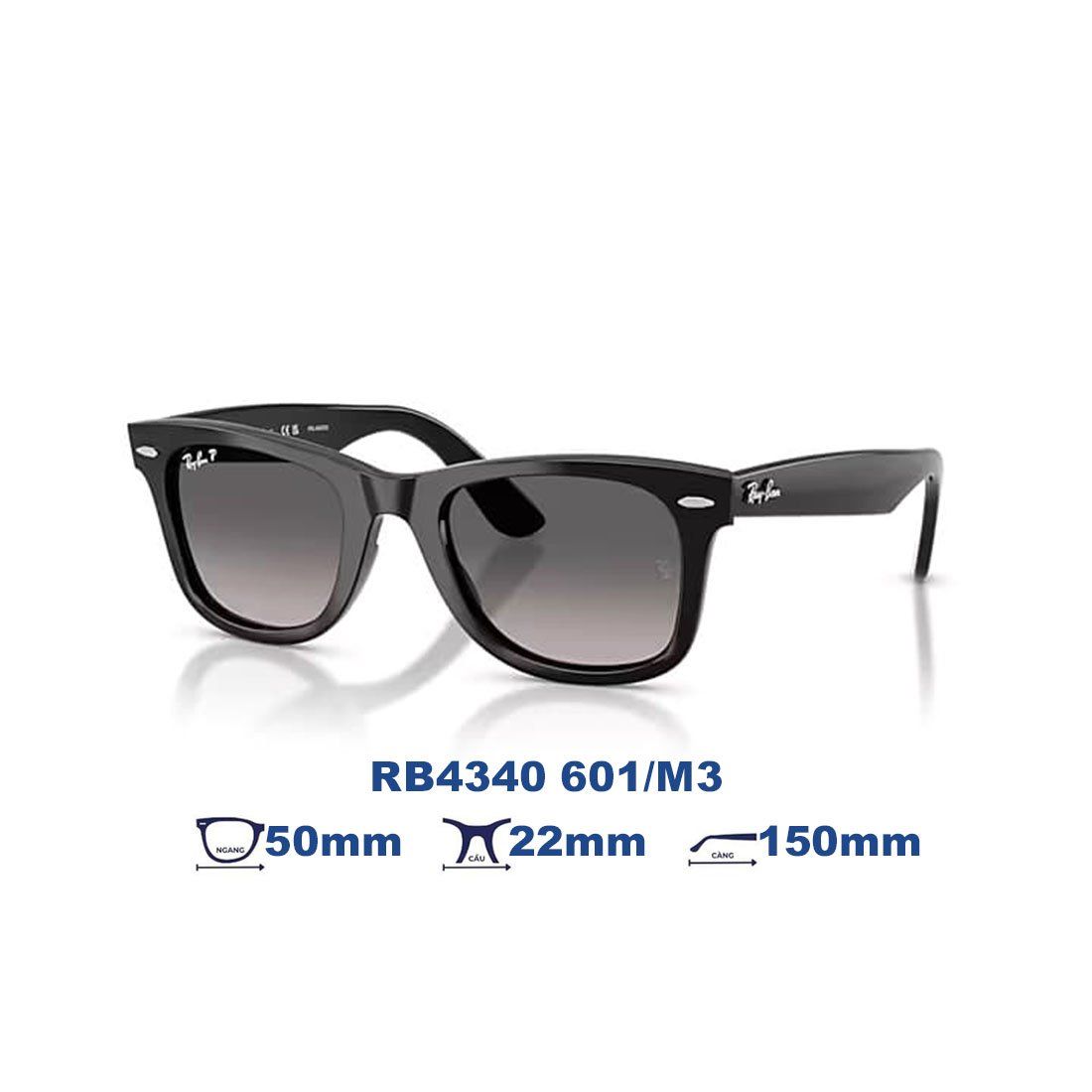  Kính mát RAYBAN RB4340 601/M3 