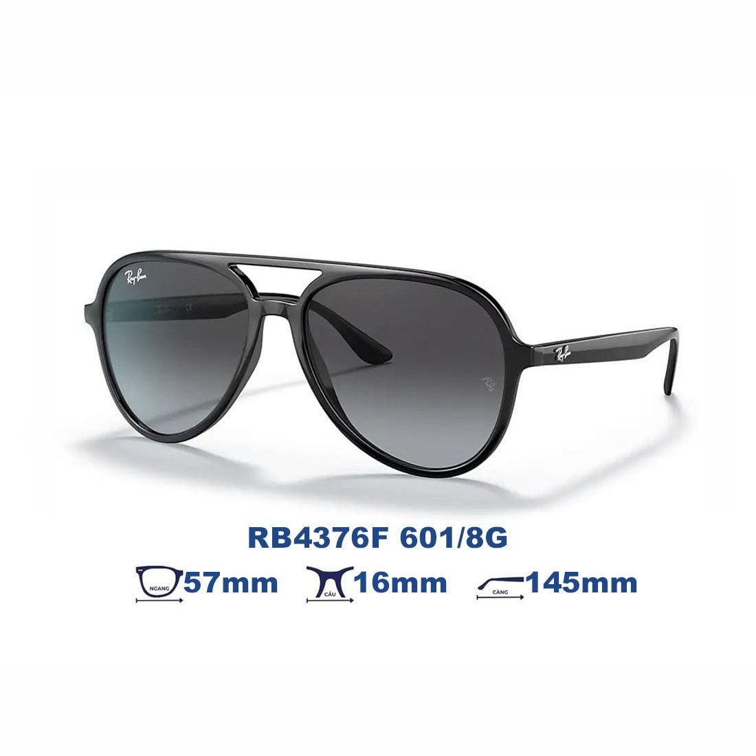  Kính mát RAYBAN RB4376F 601/8G 