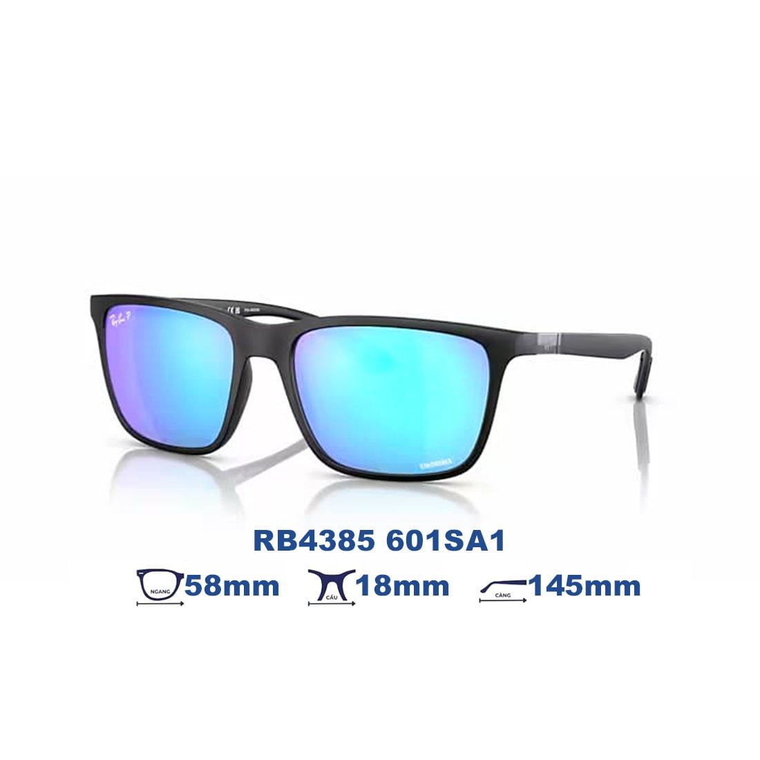  Kính mát RAYBAN RB4385 601SA1 