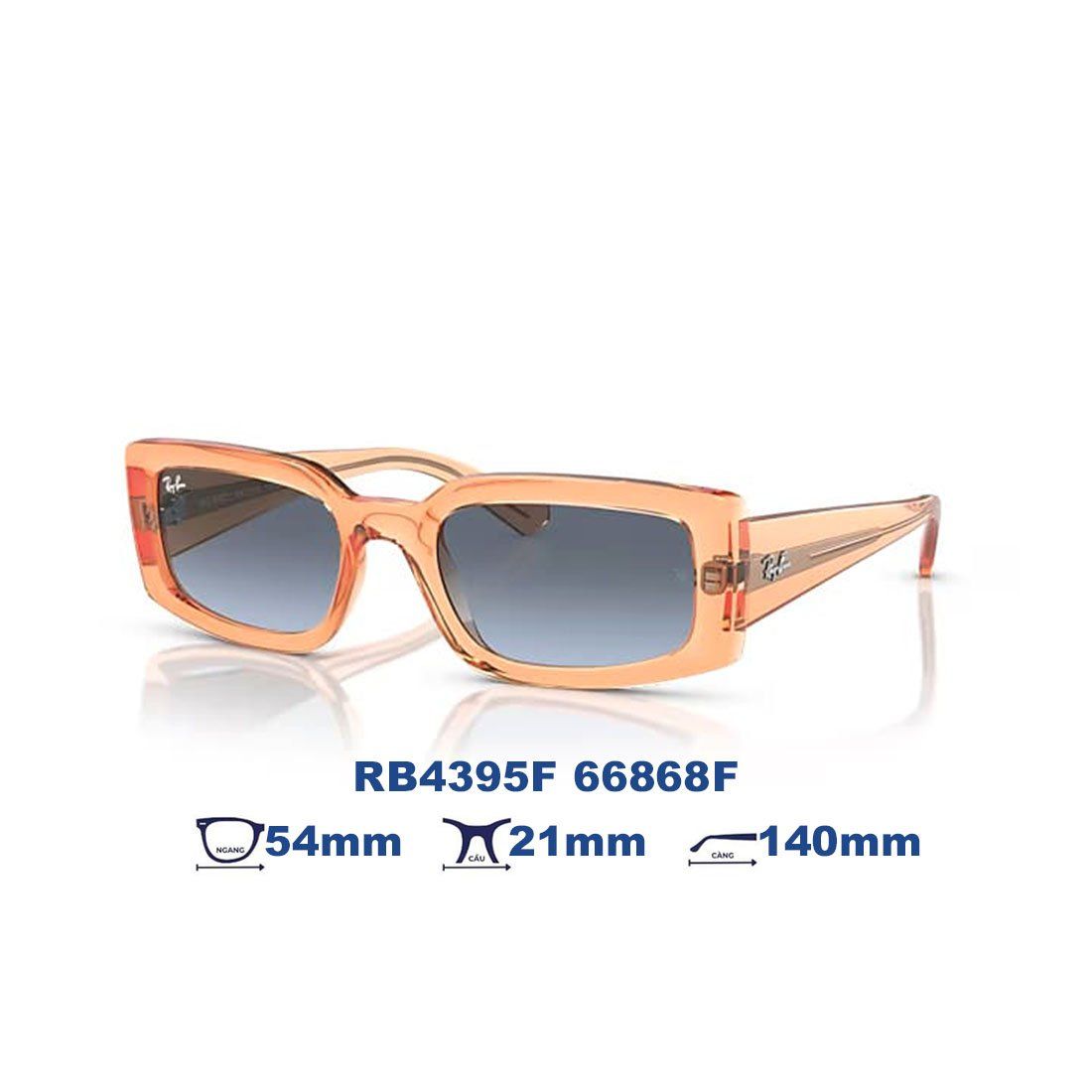 Kính mát RAYBAN RB4395F 66868F 