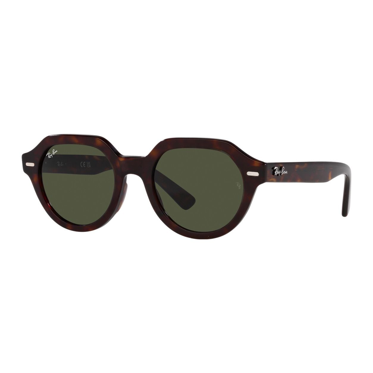 Kính mát Rayban Gina RB4399F 902/31 - Nâu đồi mồi, tròng xanh lá