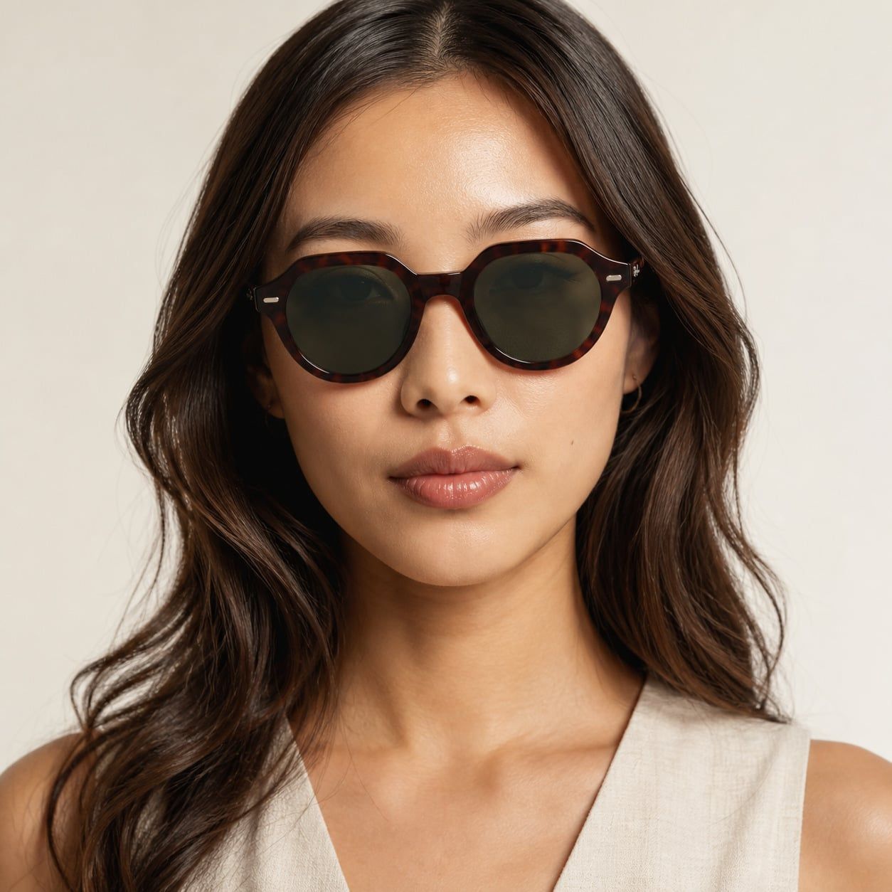 Kính mát Rayban Gina RB4399F 902/31 - Nâu đồi mồi, tròng xanh lá