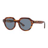 Kính mát Rayban Gina RB4399F 954/62 - Nâu đồi mồi sọc, tròng xanh dương