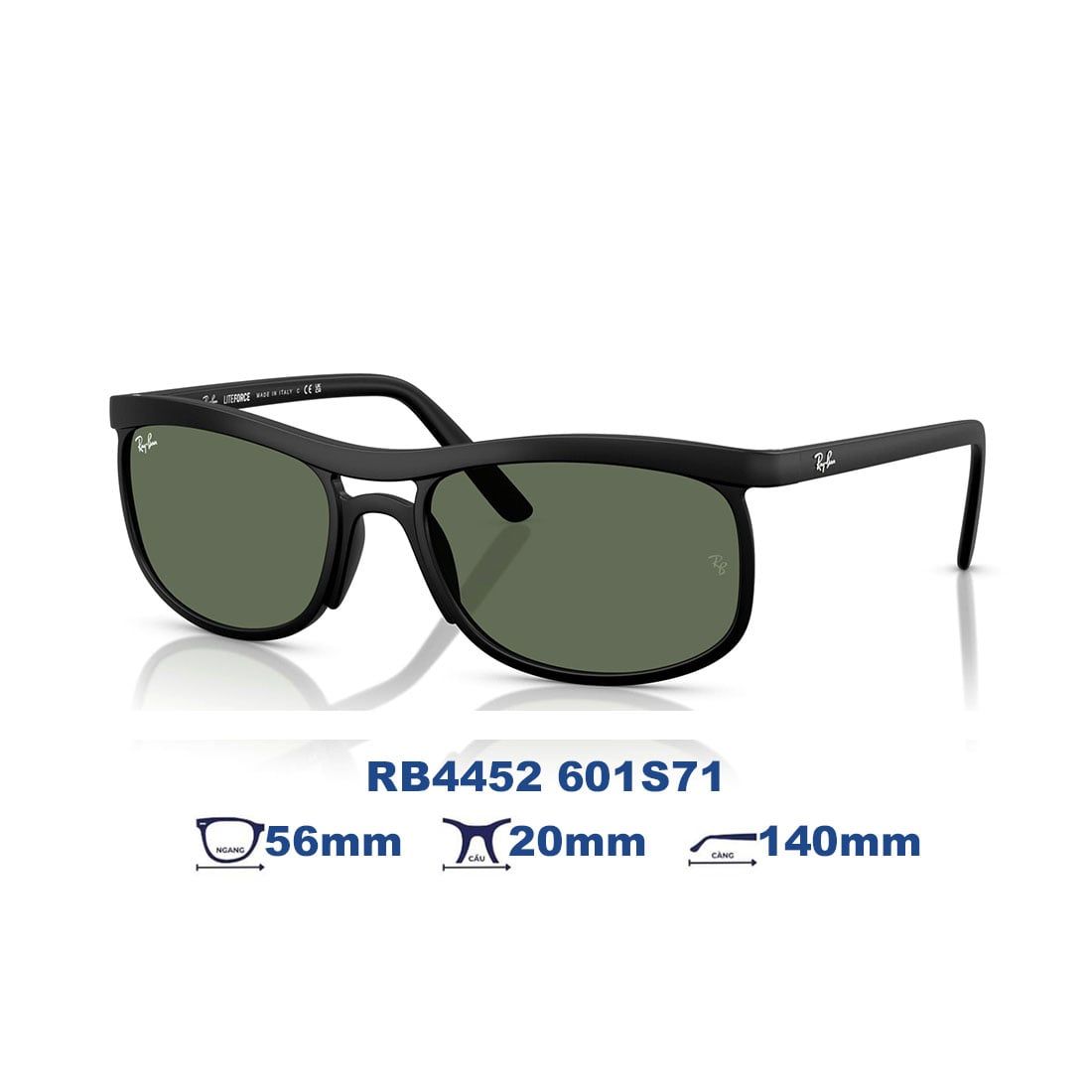  Kính mát RAYBAN RB4452 601S71 