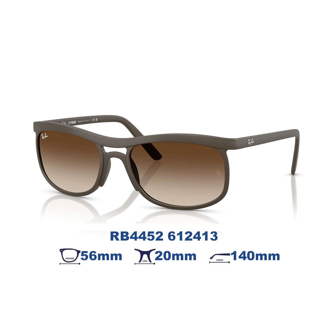  Kính mát RAYBAN RB4452 612413 