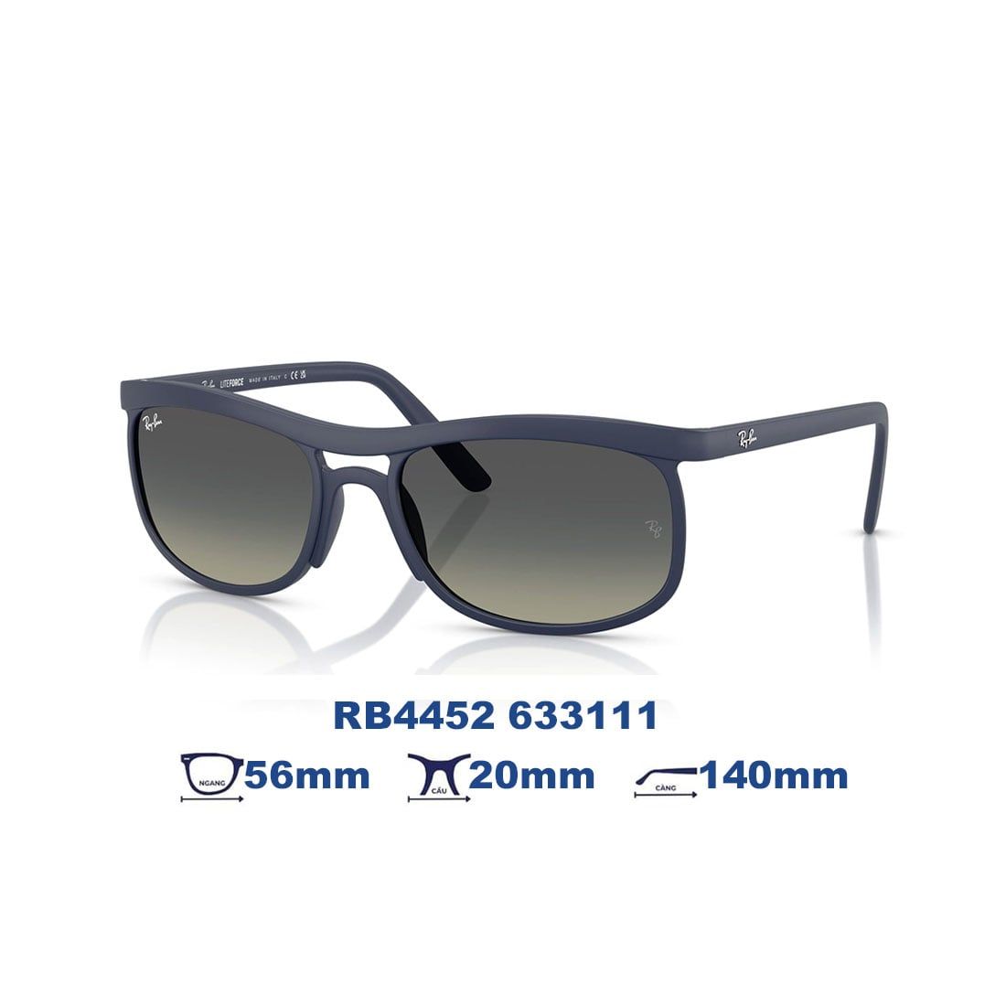  Kính mát RAYBAN RB4452 633111 