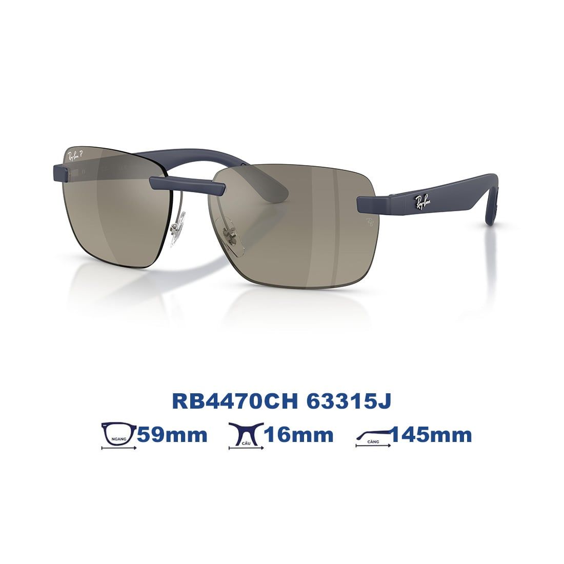 Kính mát RAYBAN RB4470CH 63315J