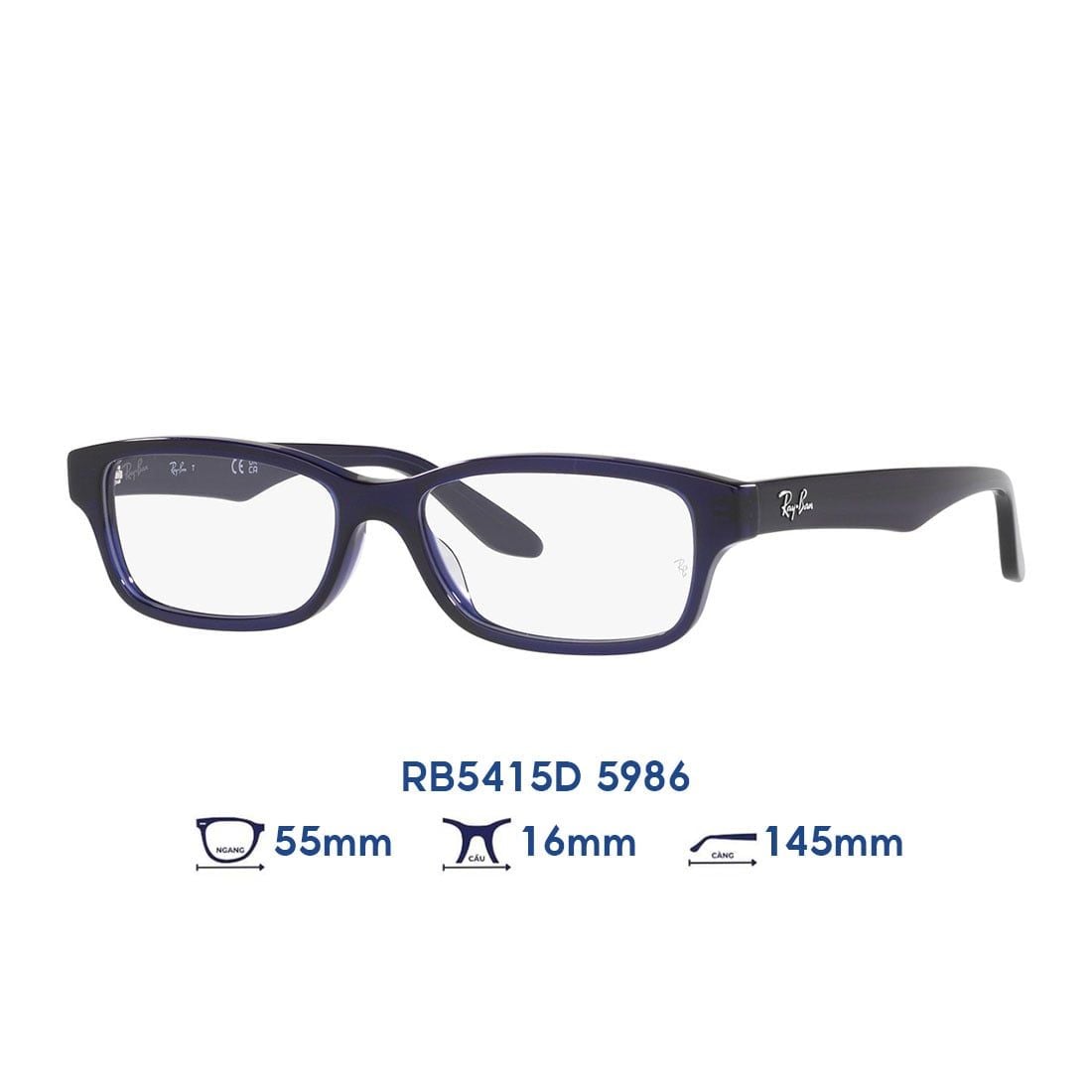 Gọng kính RAYBAN RB5415D 5986