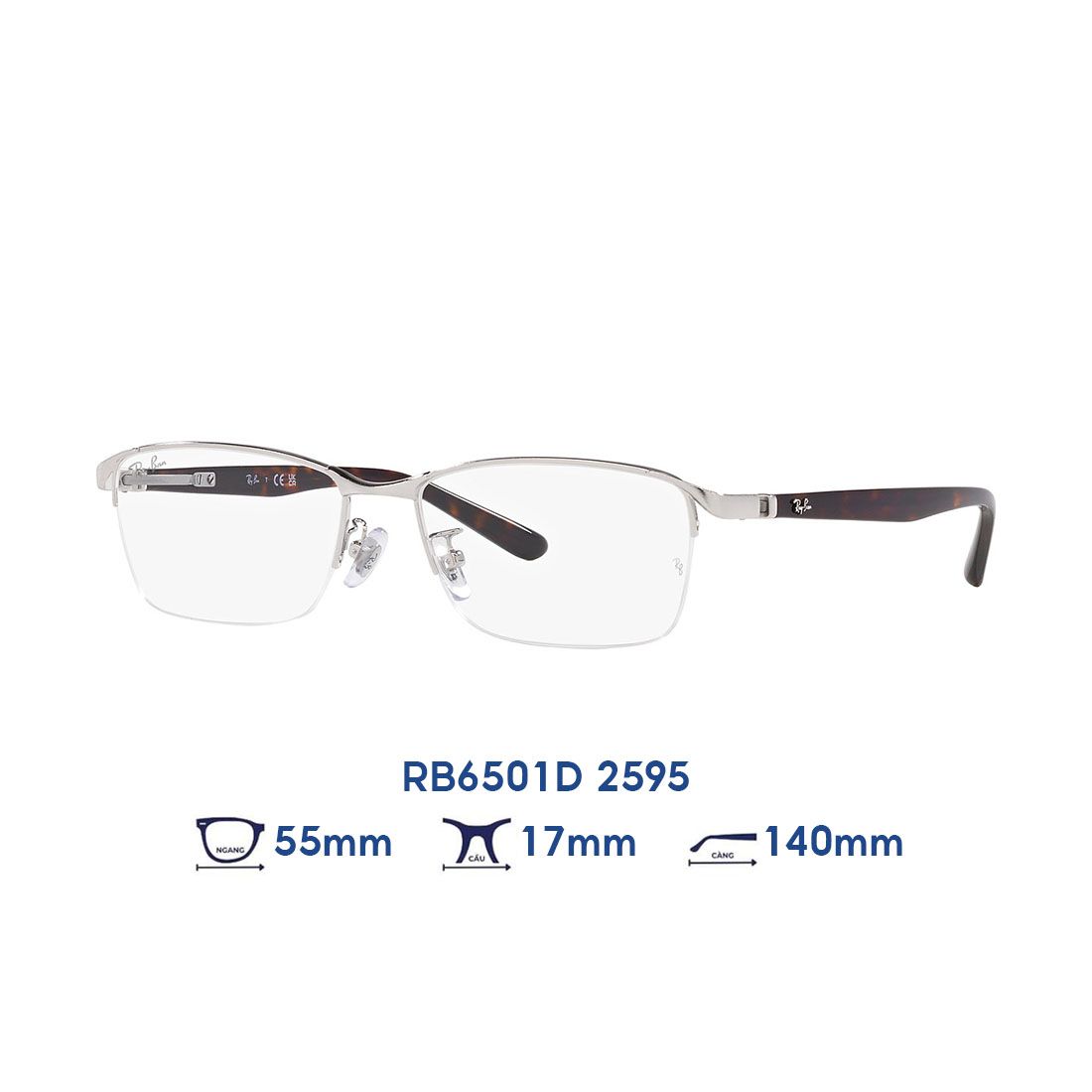 Gọng kính RAYBAN RB6501D 2595