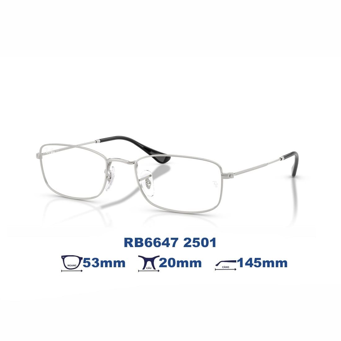  Gọng kính RAYBAN RB6647 2501 