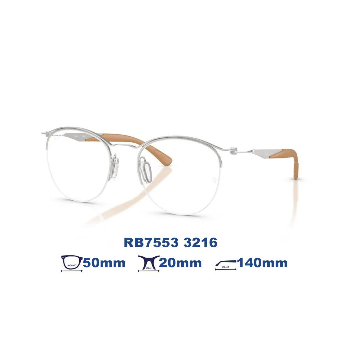  Gọng kính RAYBAN RB7553 3216 