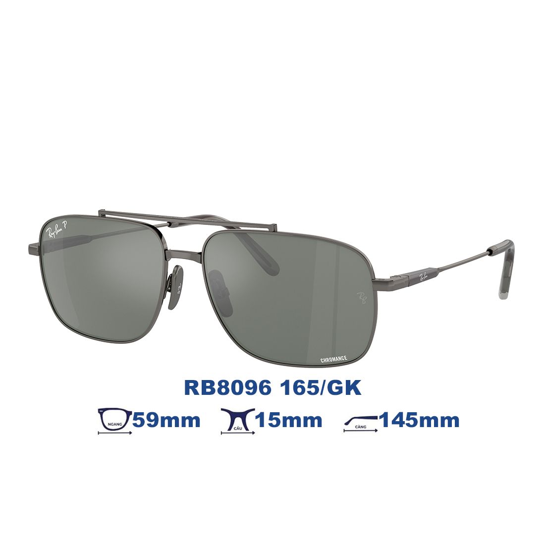  Kính mát RAYBAN RB8096 165/GK 