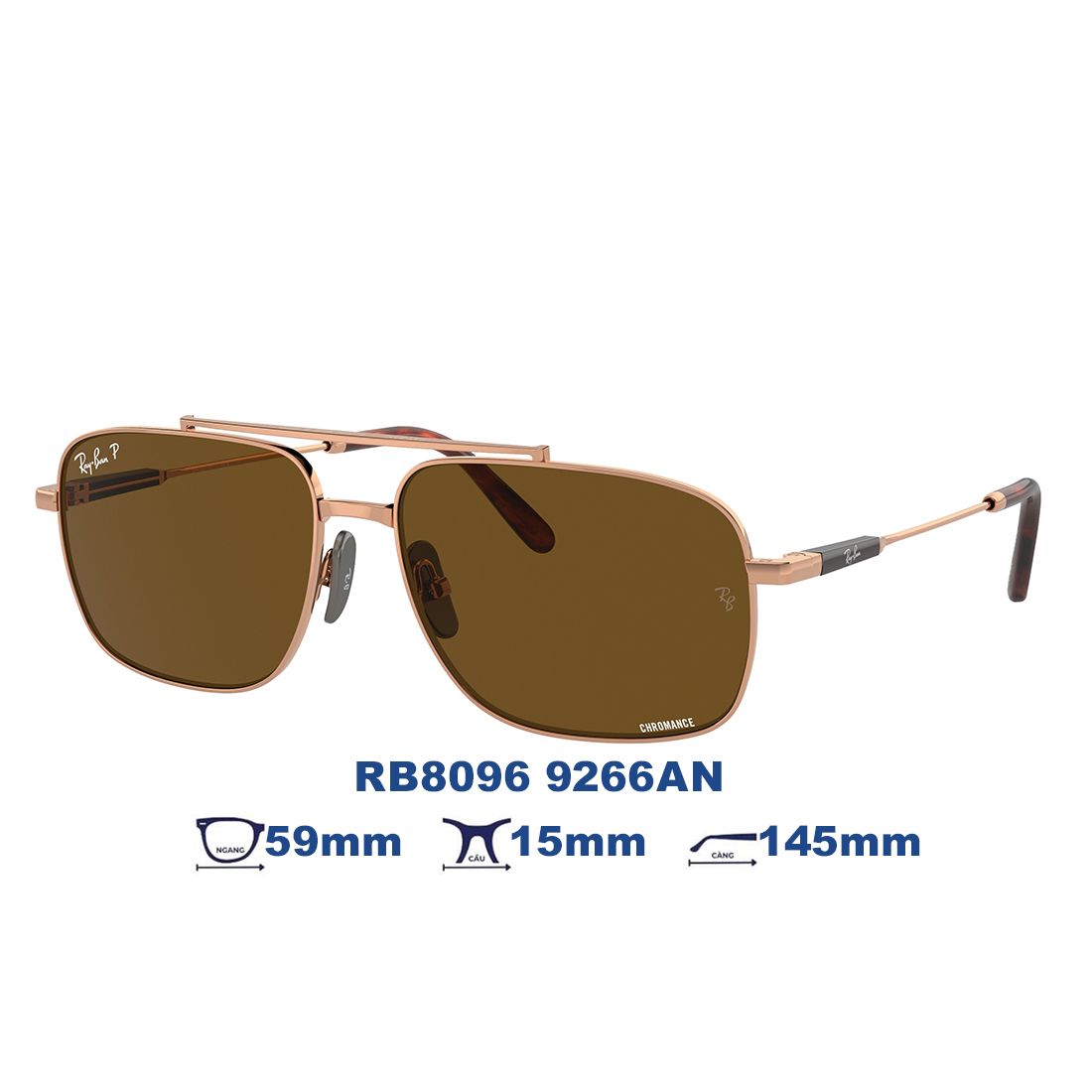  Kính mát RAYBAN RB8096 9266AN 