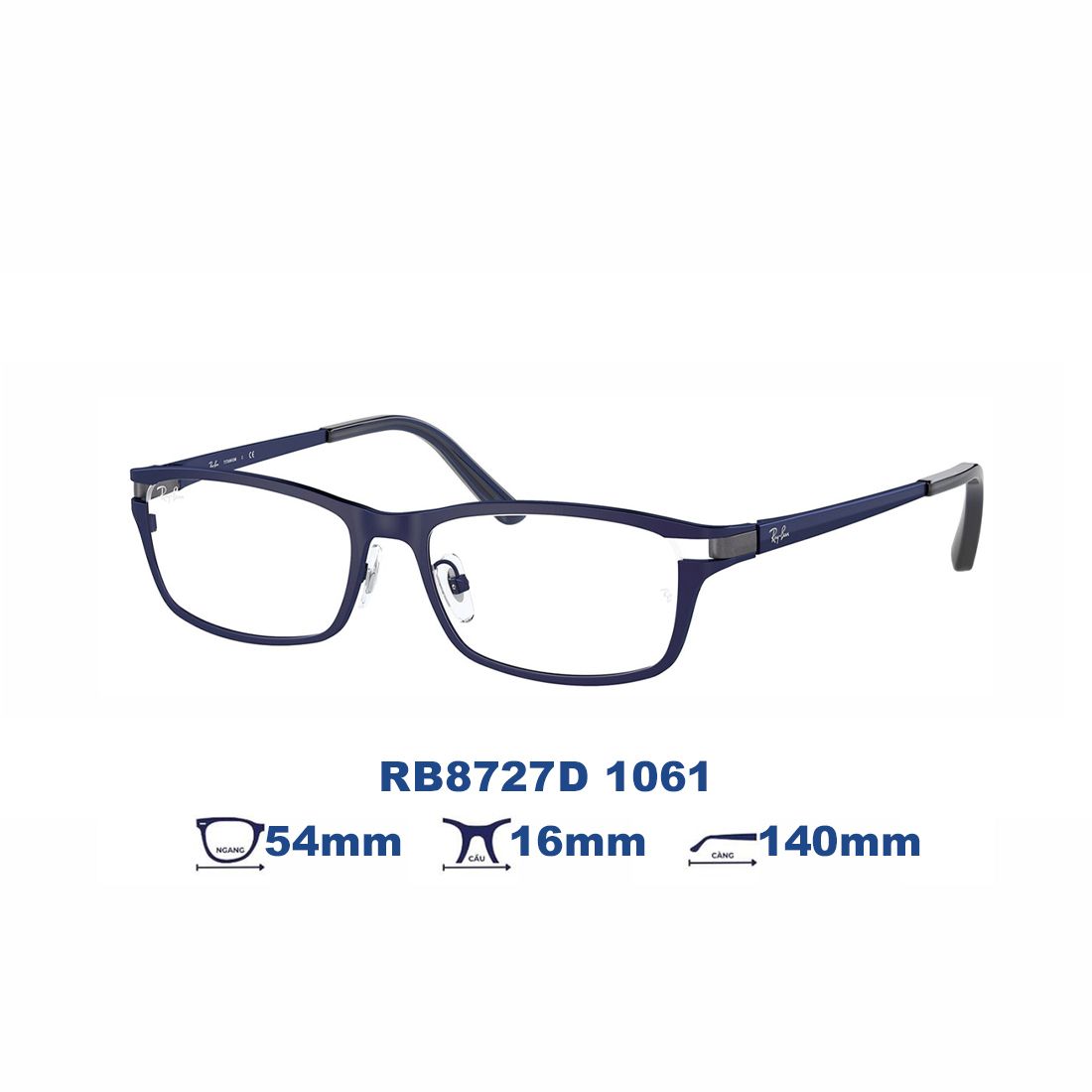  Gọng kính RAYBAN RB8727D 1061 